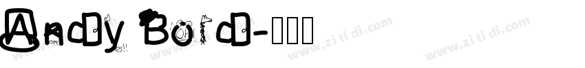 Andy Bold字体转换